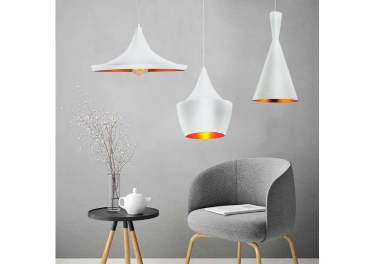 Lot de suspensions scandinaves "Solvang - Helga - Kolding" - LN-3000K-B - Barcelona LED 2