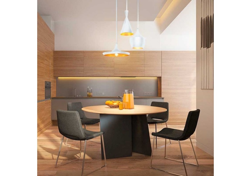 Lot de suspensions scandinaves "Solvang - Helga - Kolding" - LN-3000K-B - Barcelona LED