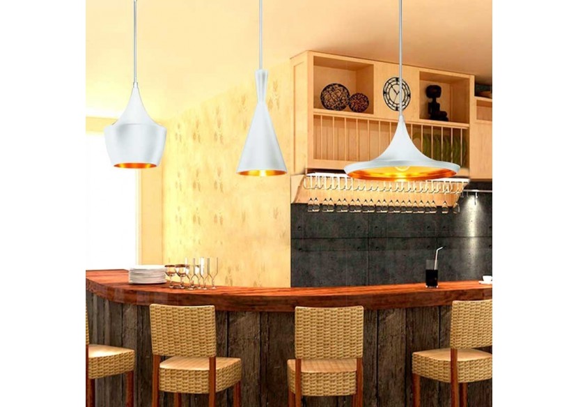 Lot de suspensions scandinaves "Solvang - Helga - Kolding" - LN-3000K-B - Barcelona LED