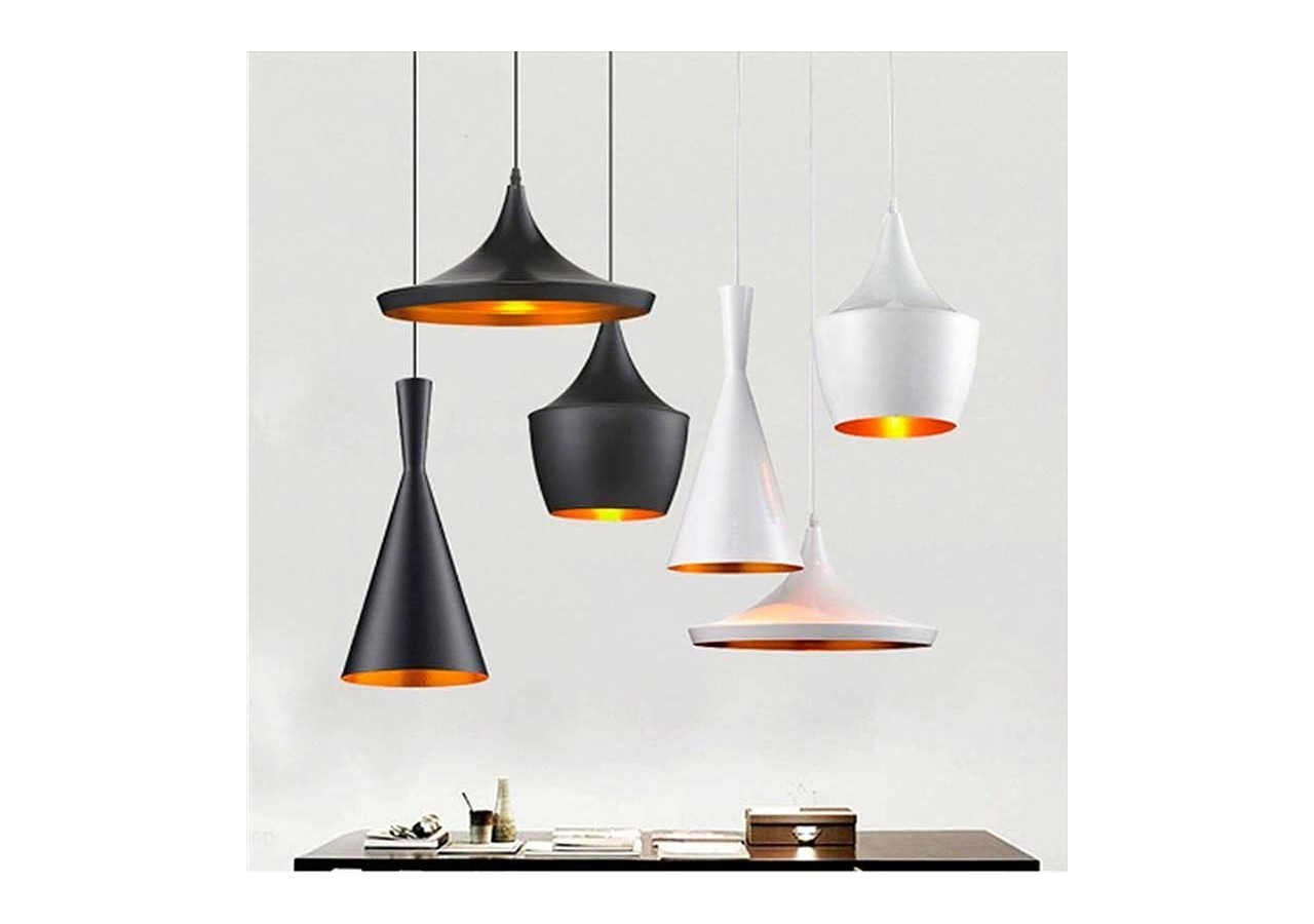 Lot de suspensions scandinaves "Solvang - Helga - Kolding" - LN-3000K-B - Barcelona LED