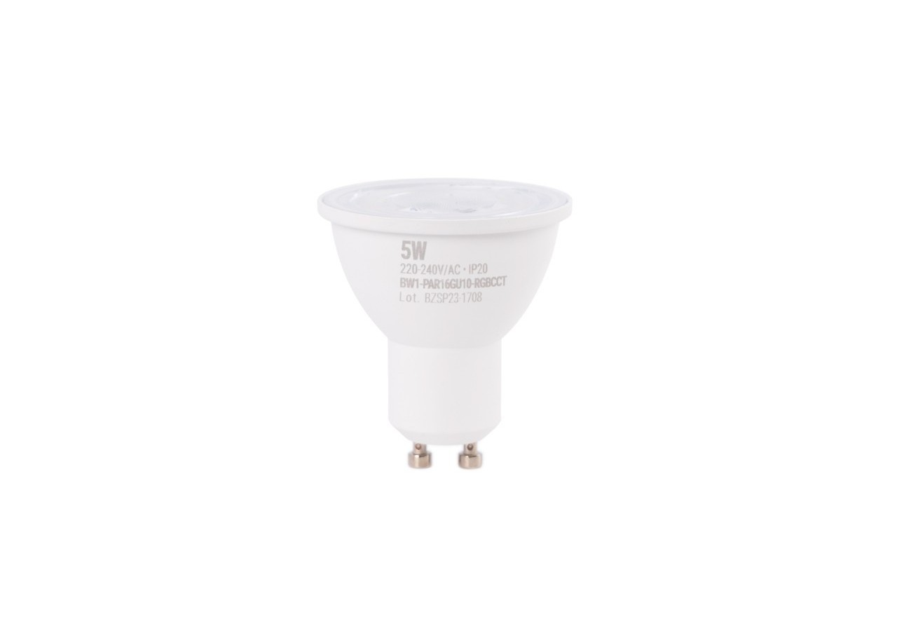 Ampoule LED Smart WIFI GU10 - RGBW + CCT - 5W - BW1-PAR16GU10-RGBCCT - Barcelona LED