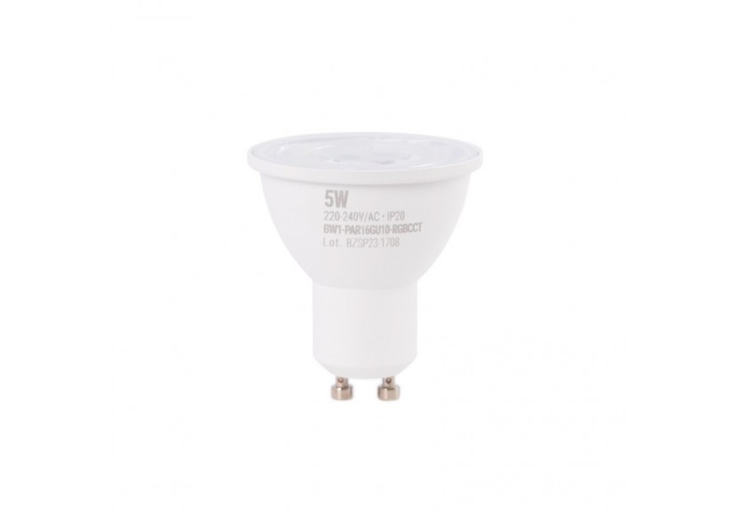Ampoule LED Smart WIFI GU10 - RGBW + CCT - 5W - BW1-PAR16GU10-RGBCCT - Barcelona LED