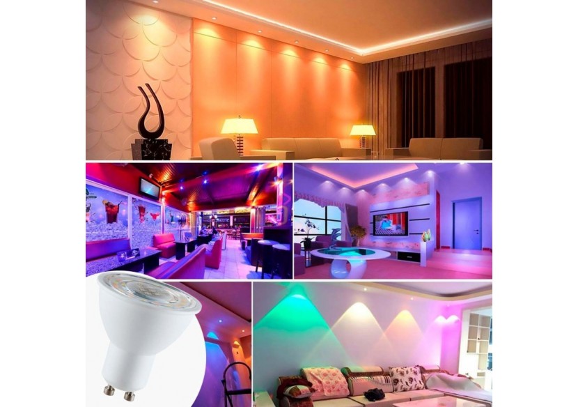 Ampoule LED Smart WIFI GU10 - RGBW + CCT - 5W - BW1-PAR16GU10-RGBCCT - Barcelona LED