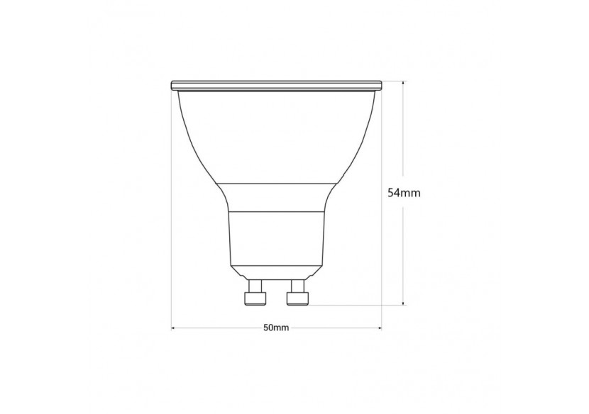 Ampoule LED Smart WIFI GU10 - RGBW + CCT - 5W - BW1-PAR16GU10-RGBCCT - Barcelona LED