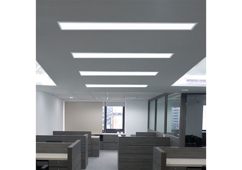 Panneau LED encastrable 120x60 extra-plat - 72W PHILIPS DRIVER UGR19 avec KIT de montage - B4296-BN - Barcelona LED