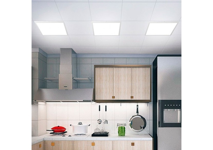 Panneau LED encastrable 60x60 - Driver OSRAM - 40W - UGR18 - CRI90 - Avec kit de montage - B4295-UGR18-BN - Barcelona LED