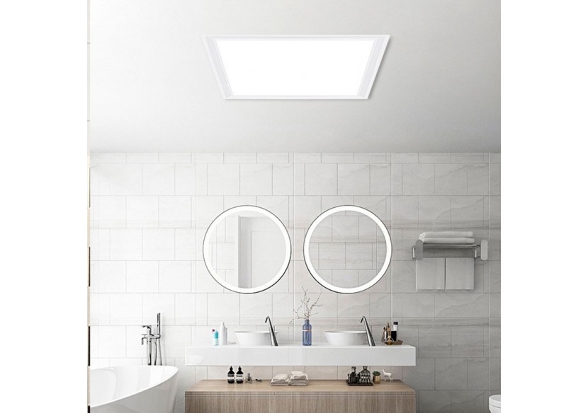 Panneau LED encastrable 60x60 - Driver OSRAM - 40W - UGR18 - CRI90 - Avec kit de montage - B4295-UGR18-BN - Barcelona LED