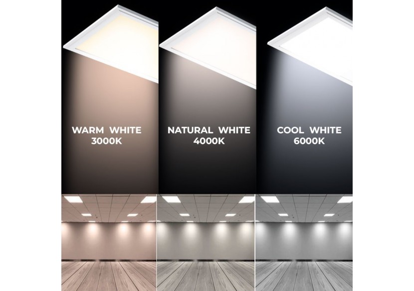 Panneau LED encastrable 60x60 - Driver OSRAM - 40W - UGR18 - CRI90 - Avec kit de montage - B4295-UGR18-BN - Barcelona LED