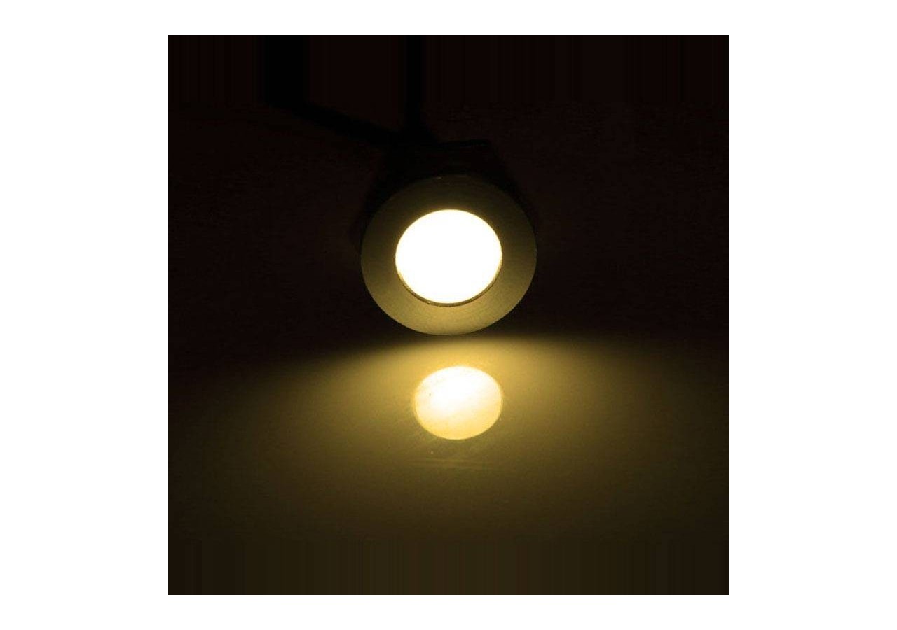Spot encastrable au sol 0.5W 12V-DC IP67 diamètre 60x29,5mm 3000K - BA50010-BC - Barcelona LED
