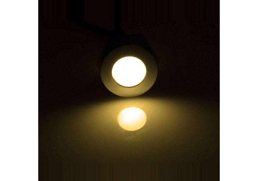 Spot encastrable au sol 0.5W 12V-DC IP67 diamètre 60x29,5mm 3000K - BA50010-BC - Barcelona LED