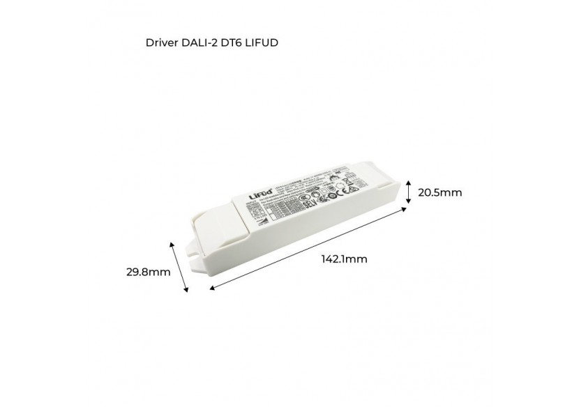 Driver DALI multicourant 8W 100-350mA dimmable - LF-AAD008-0700-12 - Barcelona LED