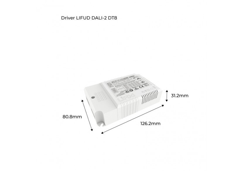Driver DALI multicourant 40W et 550-1050mA CCT + dimmable - LF-GSD040YG - Barcelona LED