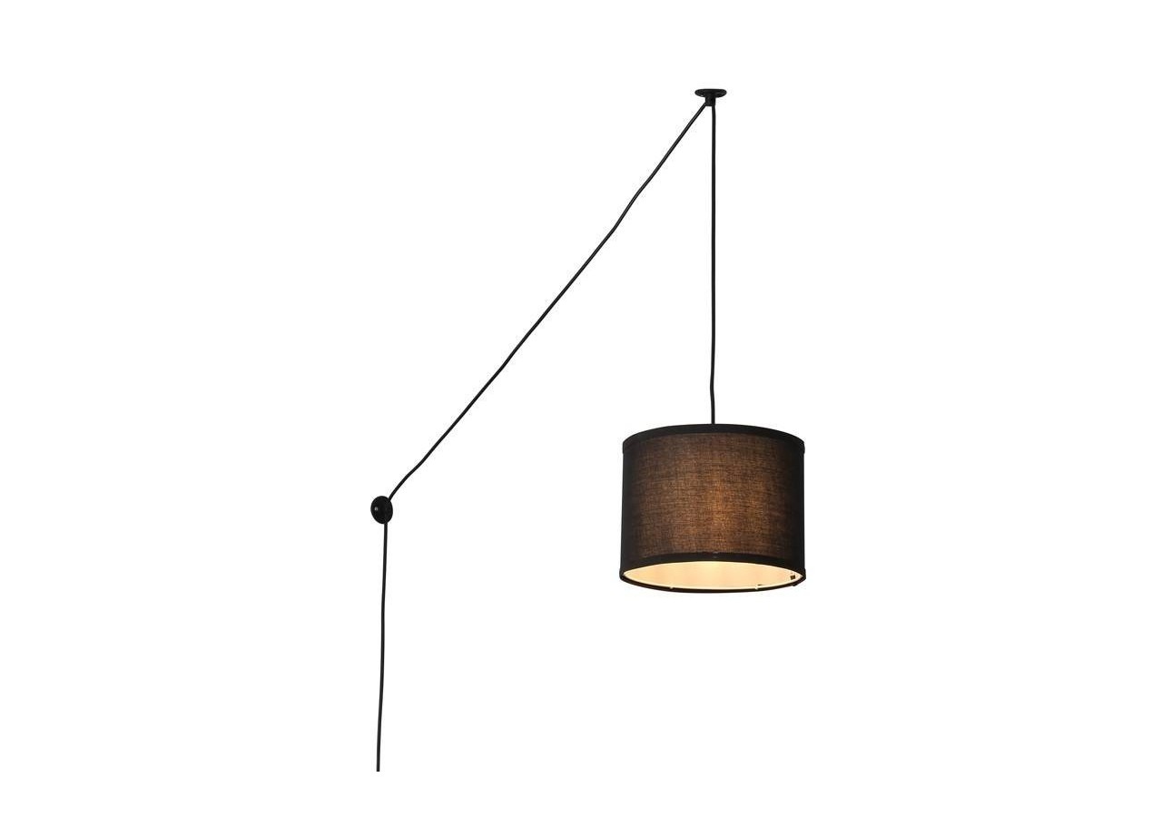 Suspension avec câble et abat-jour en tissu "KIM". - L3060-C-N - Barcelona LED