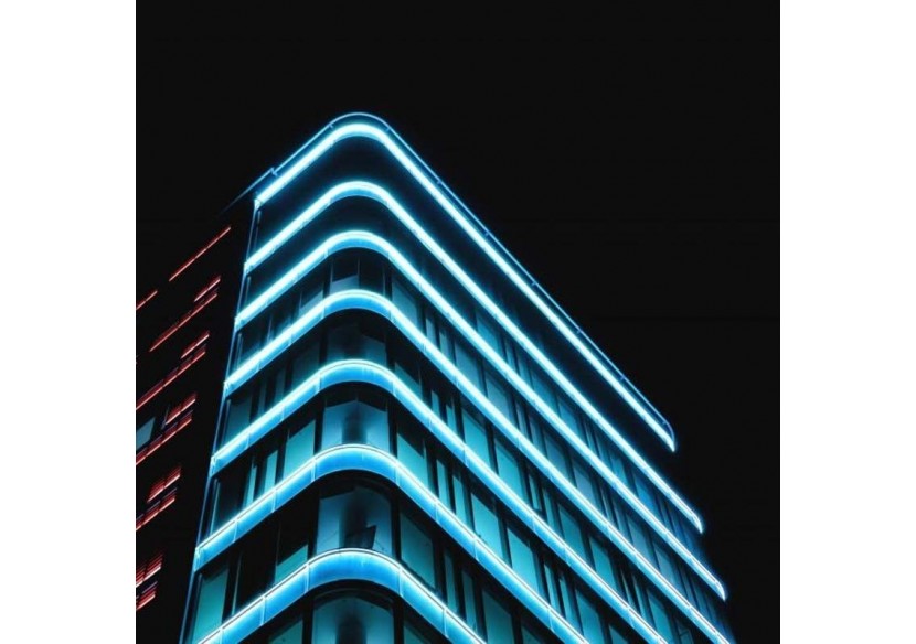 Néon LED flexible 24V DC-12x12mm-10 mètres-Kit complet-11W/m-IP67-Courbure verticale - N1212-10M-AZ - Barcelona LED