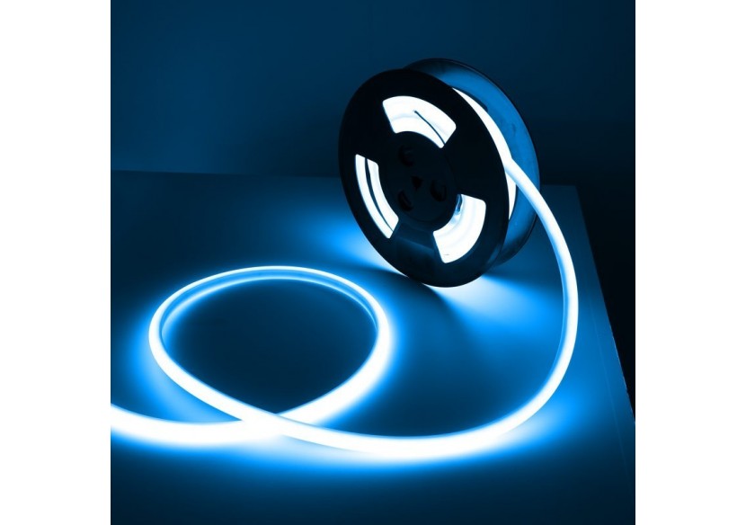 Néon LED flexible 24V DC-12x12mm-10 mètres-Kit complet-11W/m-IP67-Courbure verticale - N1212-10M-AZ - Barcelona LED