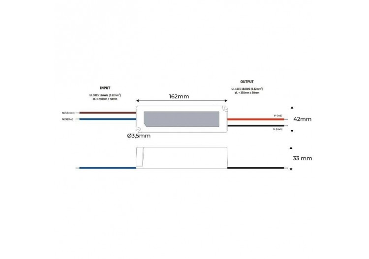 Alimentation LED étanche 24V DC-60W- IP67-GLP - GPV-60-24 - Barcelona LED 2