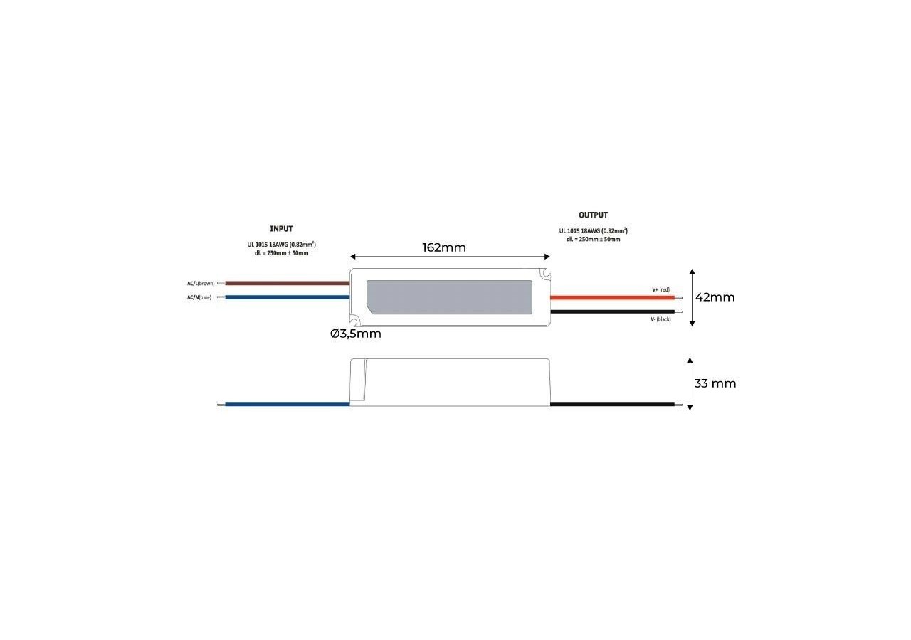 Alimentation LED étanche 24V DC-60W- IP67-GLP - GPV-60-24 - Barcelona LED