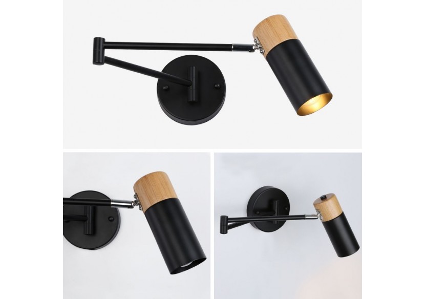 Applique murale scandinave extensible "Logan"-E27 G45 - LN1302-N - Barcelona LED