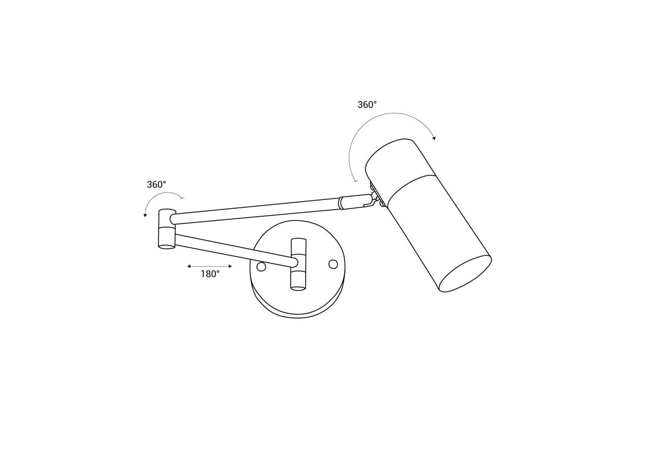 Applique murale scandinave extensible "Logan"-E27 G45 - LN1302-N - Barcelona LED