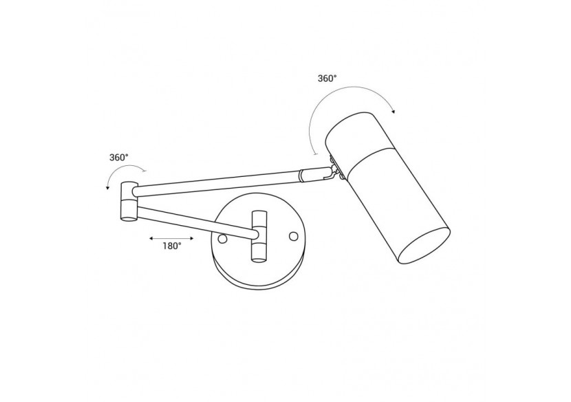 Applique murale scandinave extensible "Logan"-E27 G45 - LN1302-N - Barcelona LED
