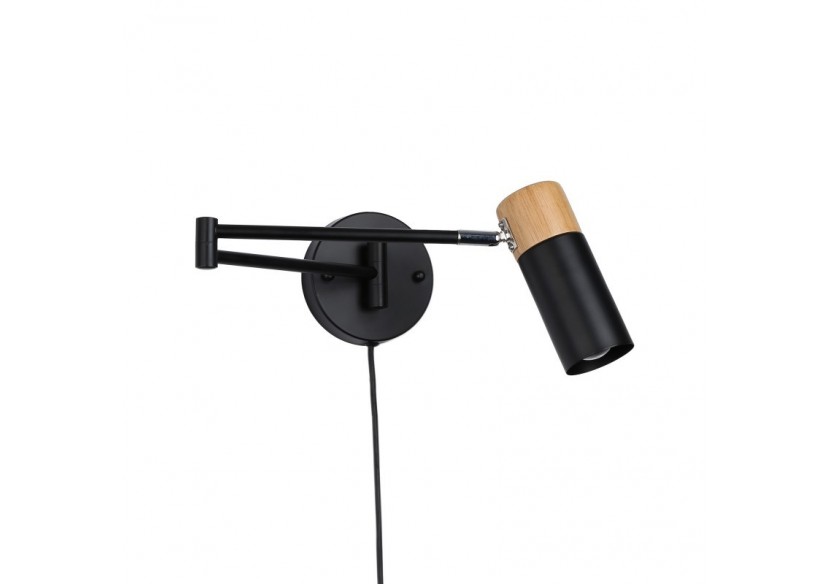 Applique murale extensible avec prise "Logan" - LN1302-EU-N - Barcelona LED