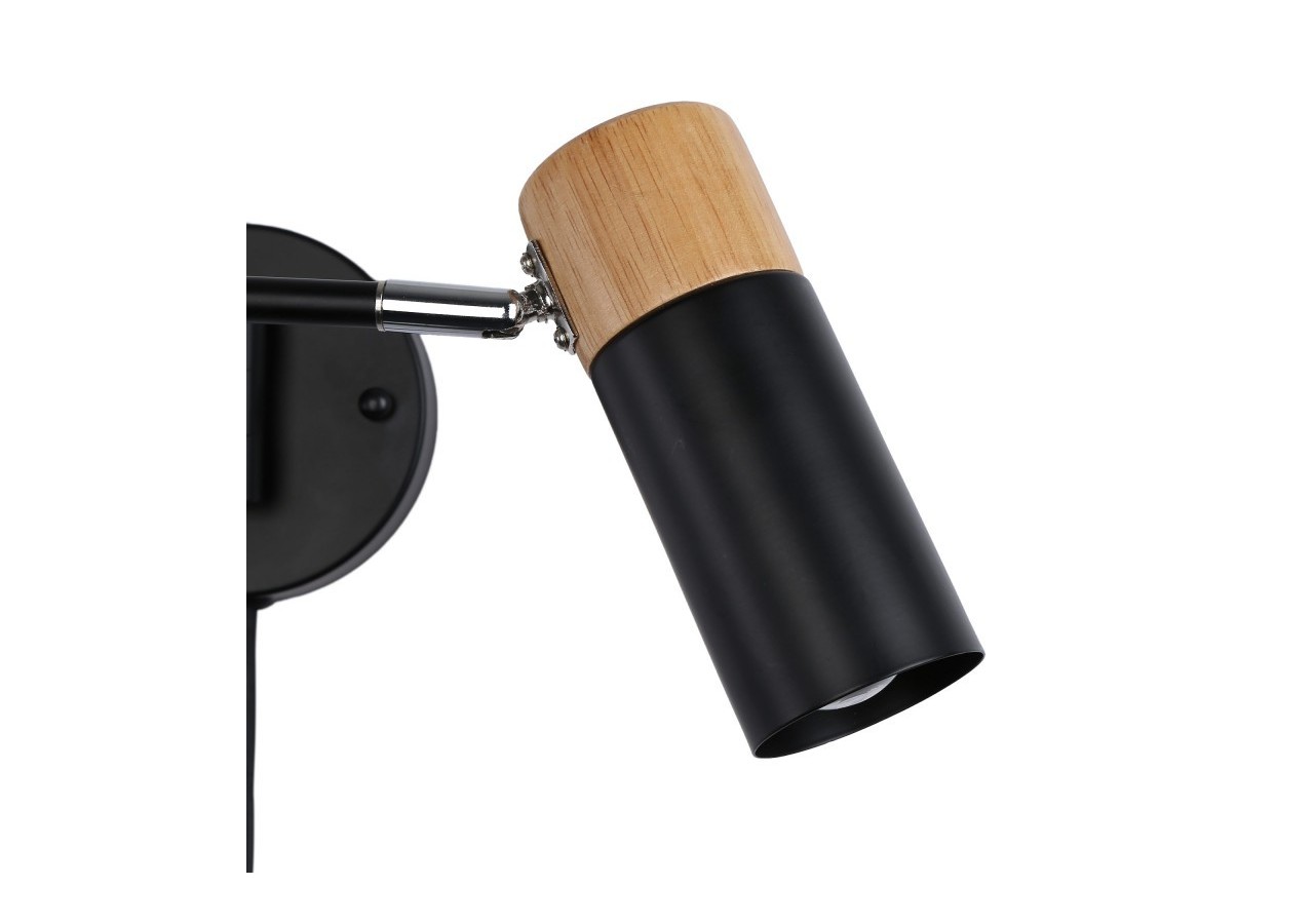 Applique murale extensible avec prise "Logan" - LN1302-EU-N - Barcelona LED