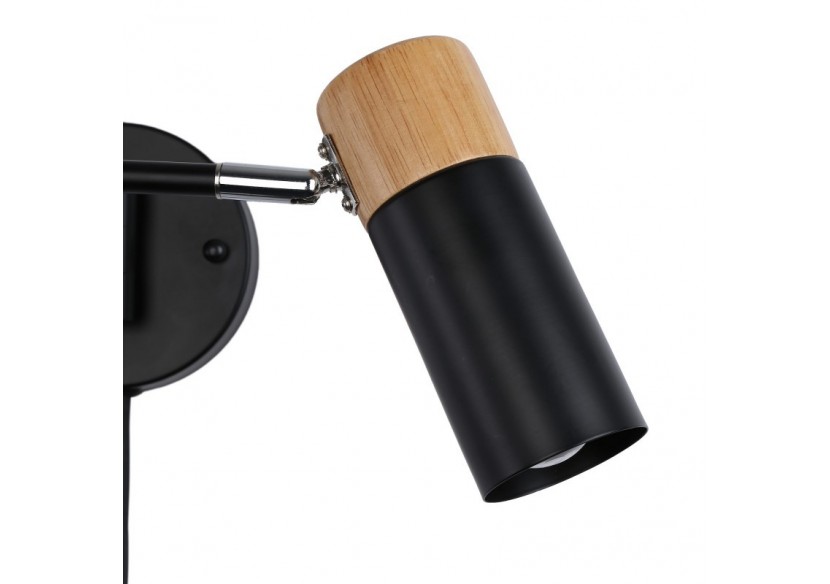 Applique murale extensible avec prise "Logan" - LN1302-EU-N - Barcelona LED