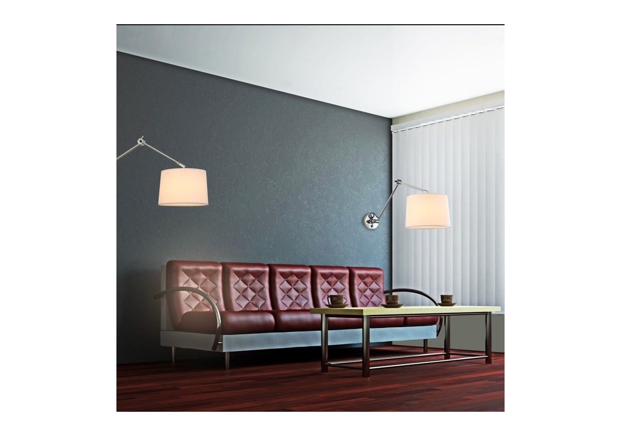 Applique ELBOW E27 avec bras articulé - L3010-P-CR - Barcelona LED