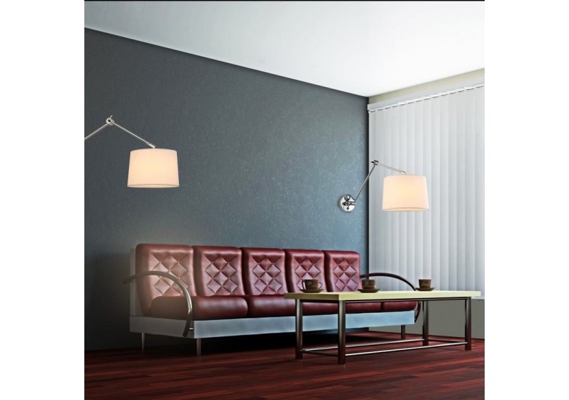 Applique ELBOW E27 avec bras articulé - L3010-P-CR - Barcelona LED