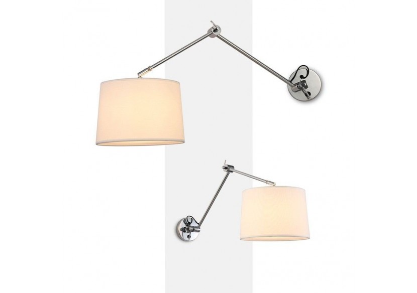 Applique ELBOW E27 avec bras articulé - L3010-P-CR - Barcelona LED