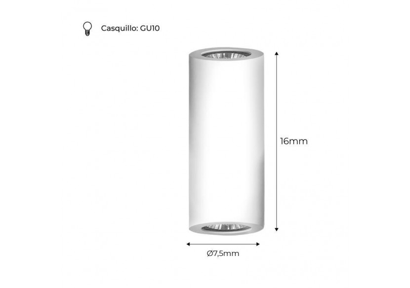 Applique en plâtre "LINDA" - B274 - Barcelona LED