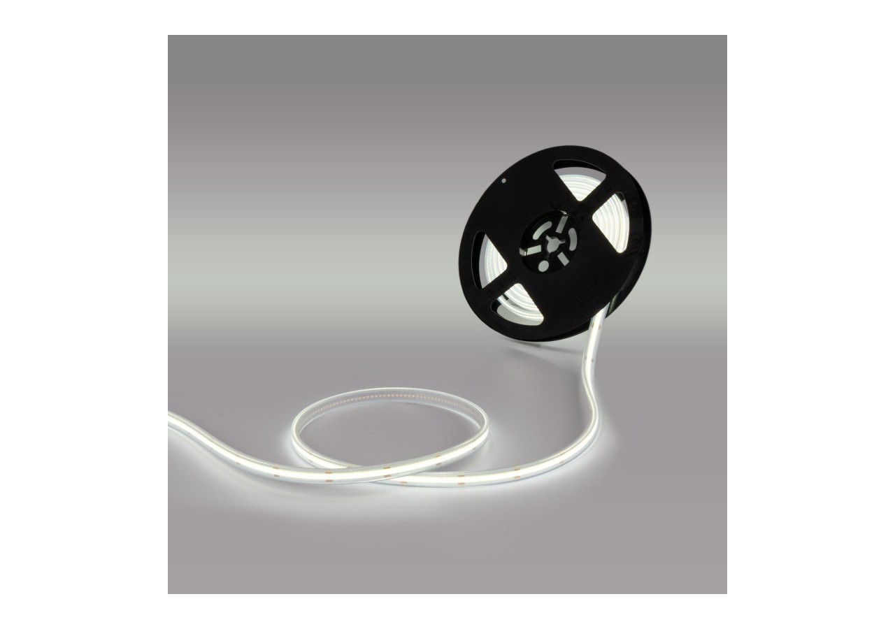 Ruban LED COB 24V DC-10W/m-10mm-IP67-Rouleau de 5 mètres-Sécable tous les 1cm - B1569-5-BF - Barcelona LED