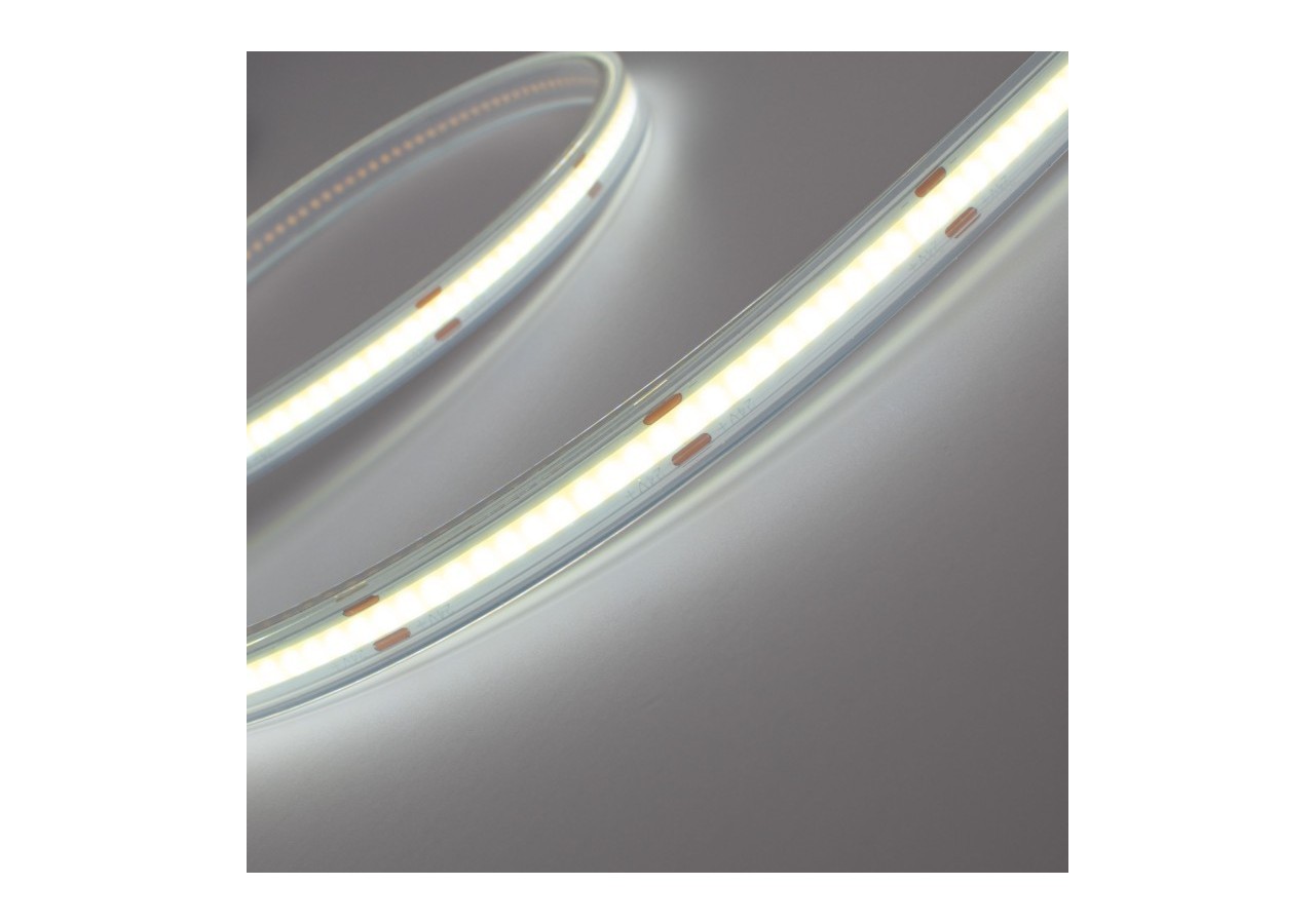 Ruban LED COB 24V DC-10W/m-10mm-IP67-Rouleau de 5 mètres-Sécable tous les 1cm - B1569-5-BF - Barcelona LED