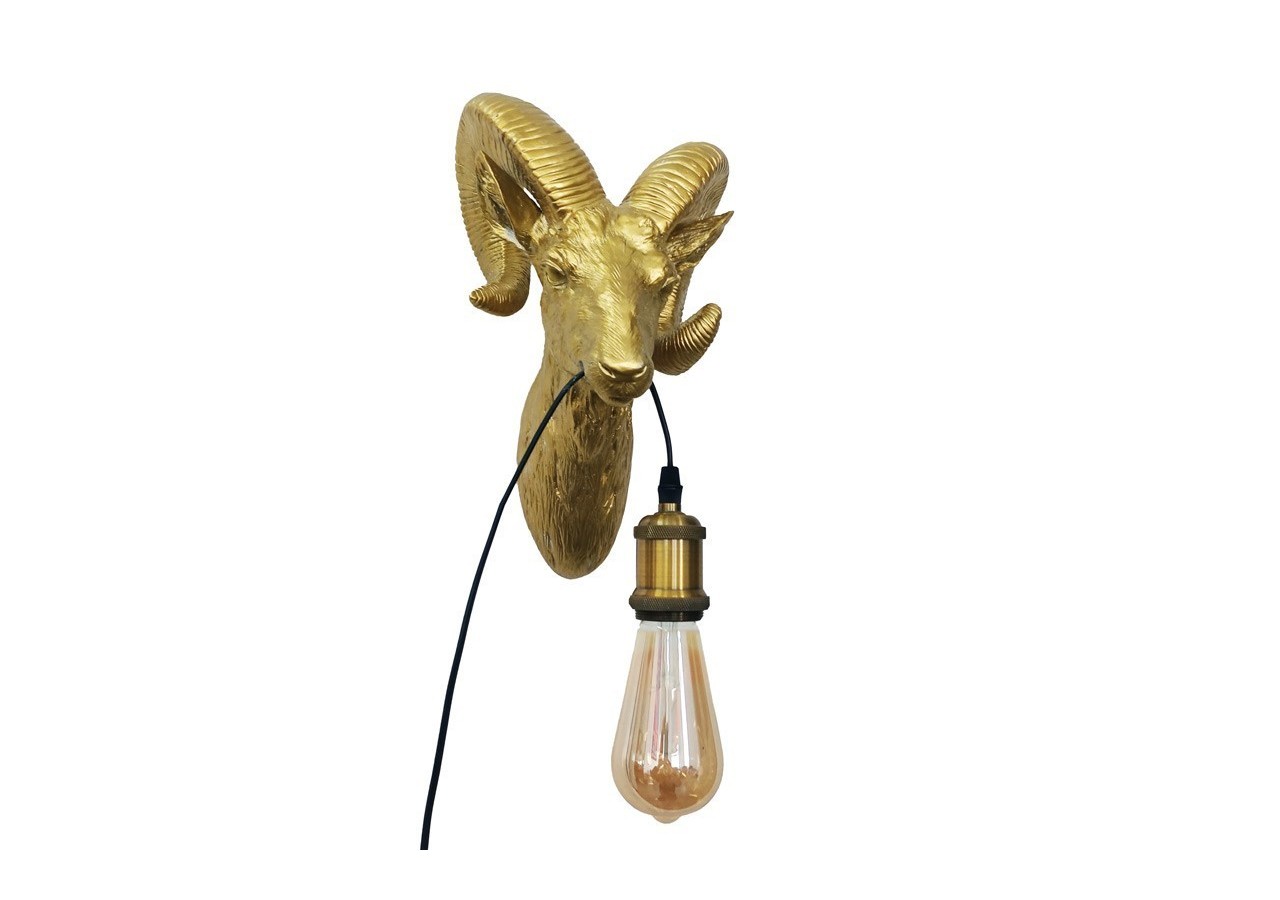 Lampe murale "Capris" Golden Muflon E27 - L4043-D - Barcelona LED