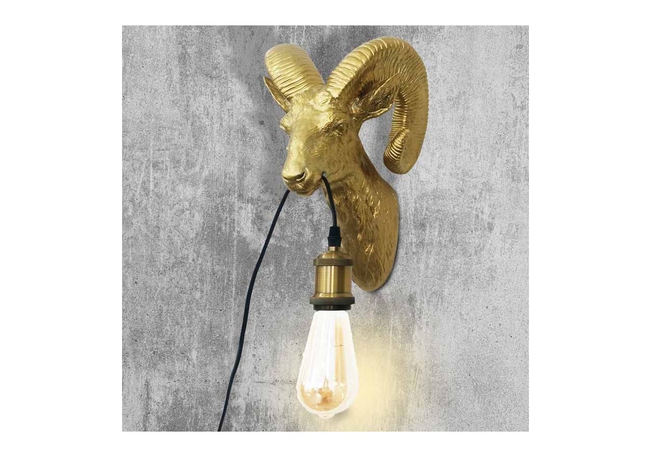Lampe murale "Capris" Golden Muflon E27 - L4043-D - Barcelona LED