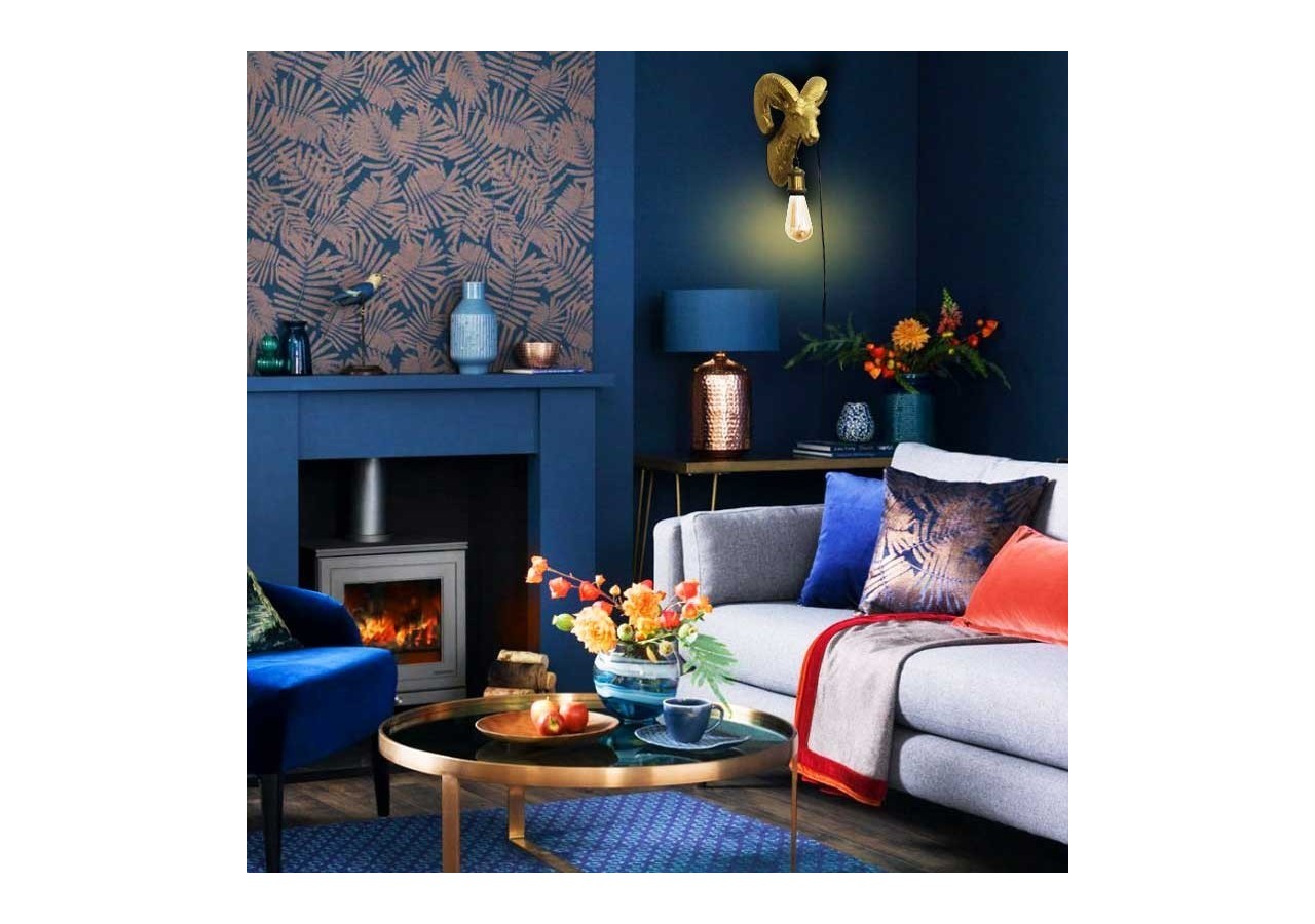 Lampe murale "Capris" Golden Muflon E27 - L4043-D - Barcelona LED