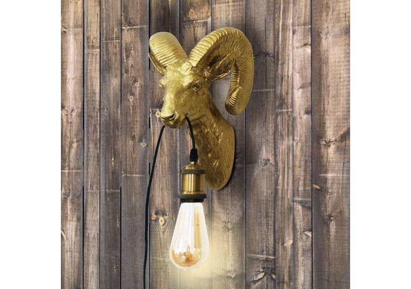 Lampe murale "Capris" Golden Muflon E27 - L4043-D - Barcelona LED