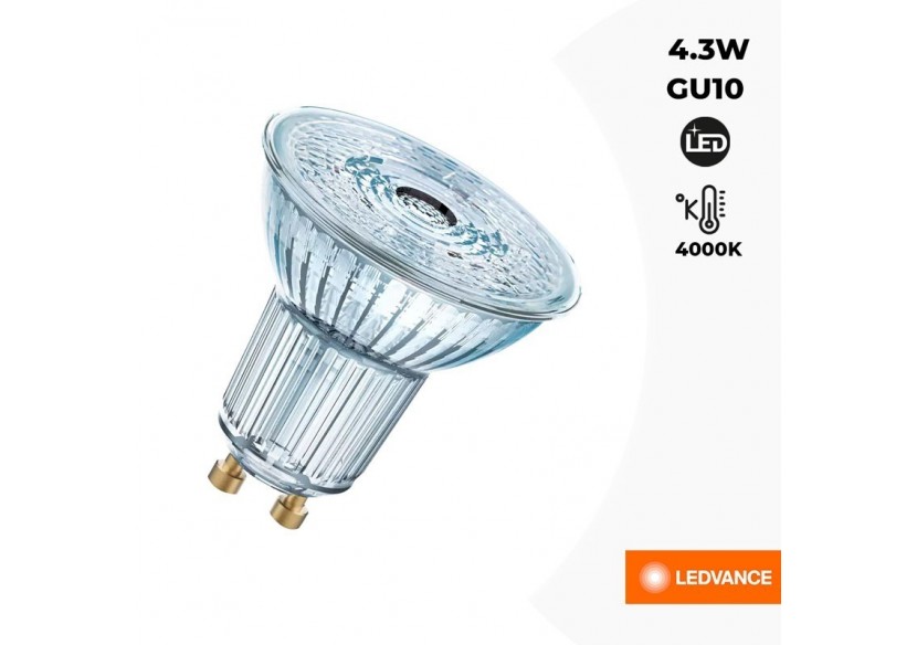 Ampoule GU10 LED VALUE PAR16 50-4,3W-36 degrés-4000K - O055155 - Barcelona LED