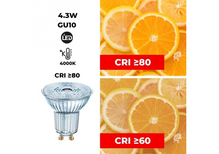 Ampoule GU10 LED VALUE PAR16 50-4,3W-36 degrés-4000K - O055155 - Barcelona LED 2