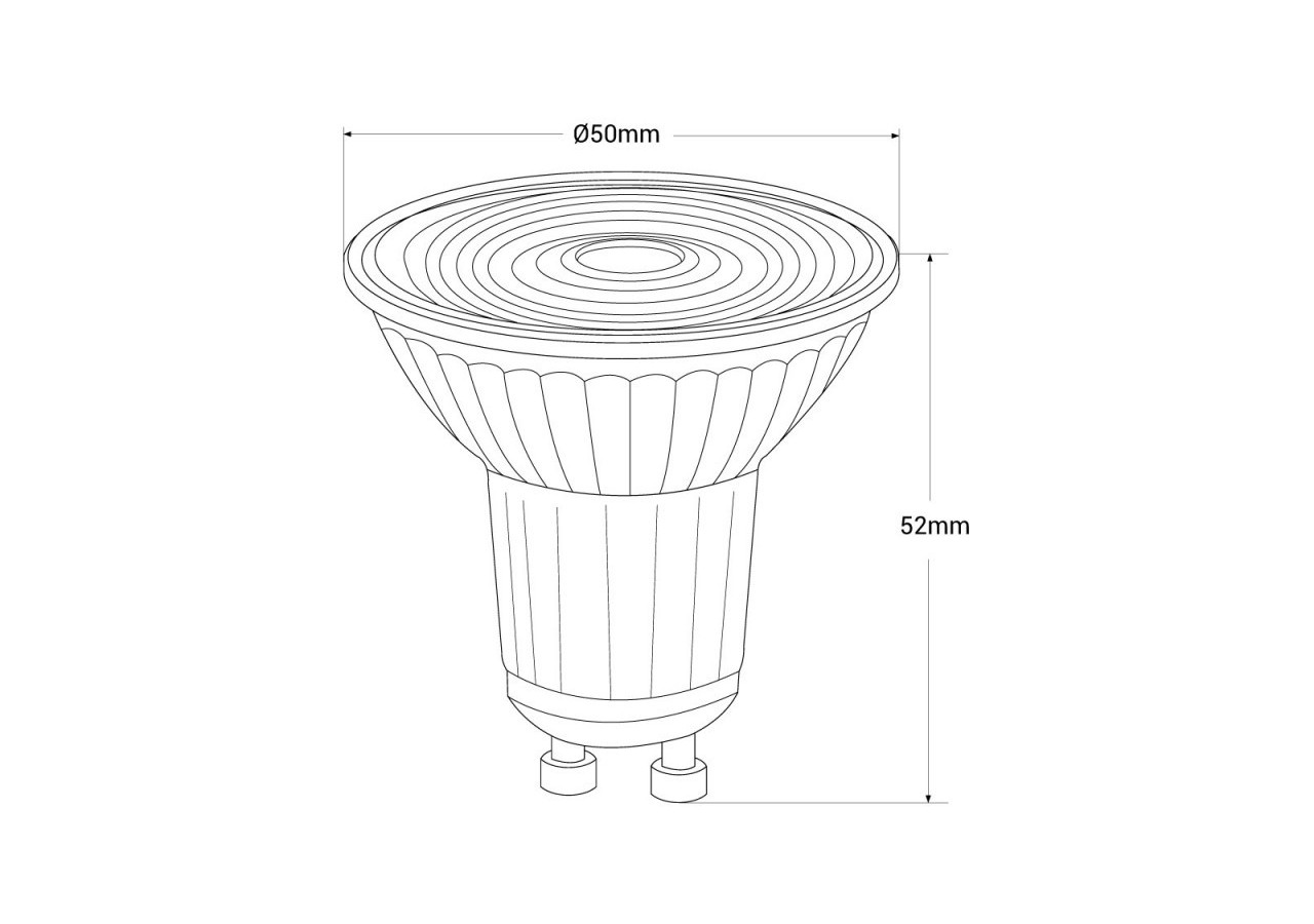 Ampoule GU10 LED VALUE PAR16 50-4,3W-36 degrés-4000K - O055155 - Barcelona LED