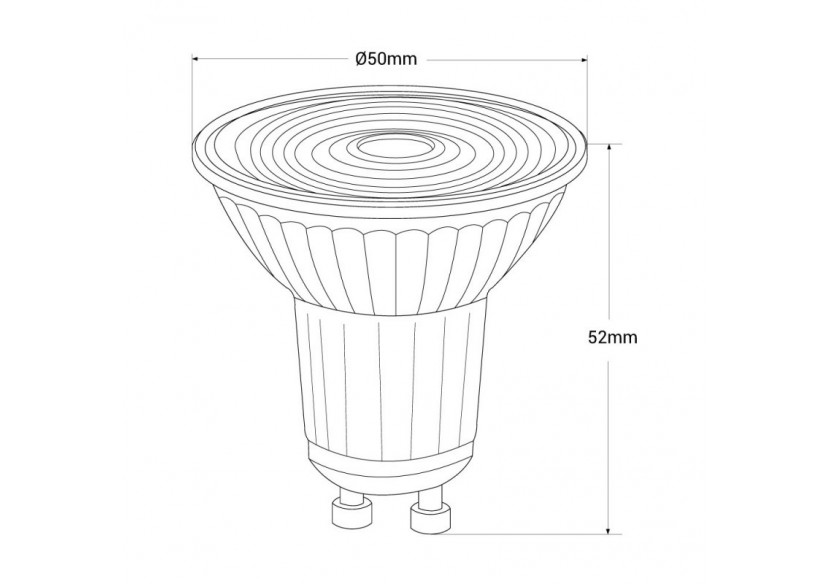 Ampoule GU10 LED VALUE PAR16 50-4,3W-36 degrés-4000K - O055155 - Barcelona LED