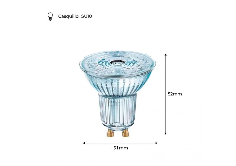 Ampoule LED VALUE PAR16 80 GU10 120 degrés 6,9W 4000K - O096721 - Barcelona LED