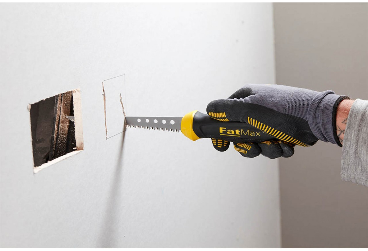 Scie A Guichet Speciale Panneaux De Platre 150Mm   - Fatmax : Confort'Mat