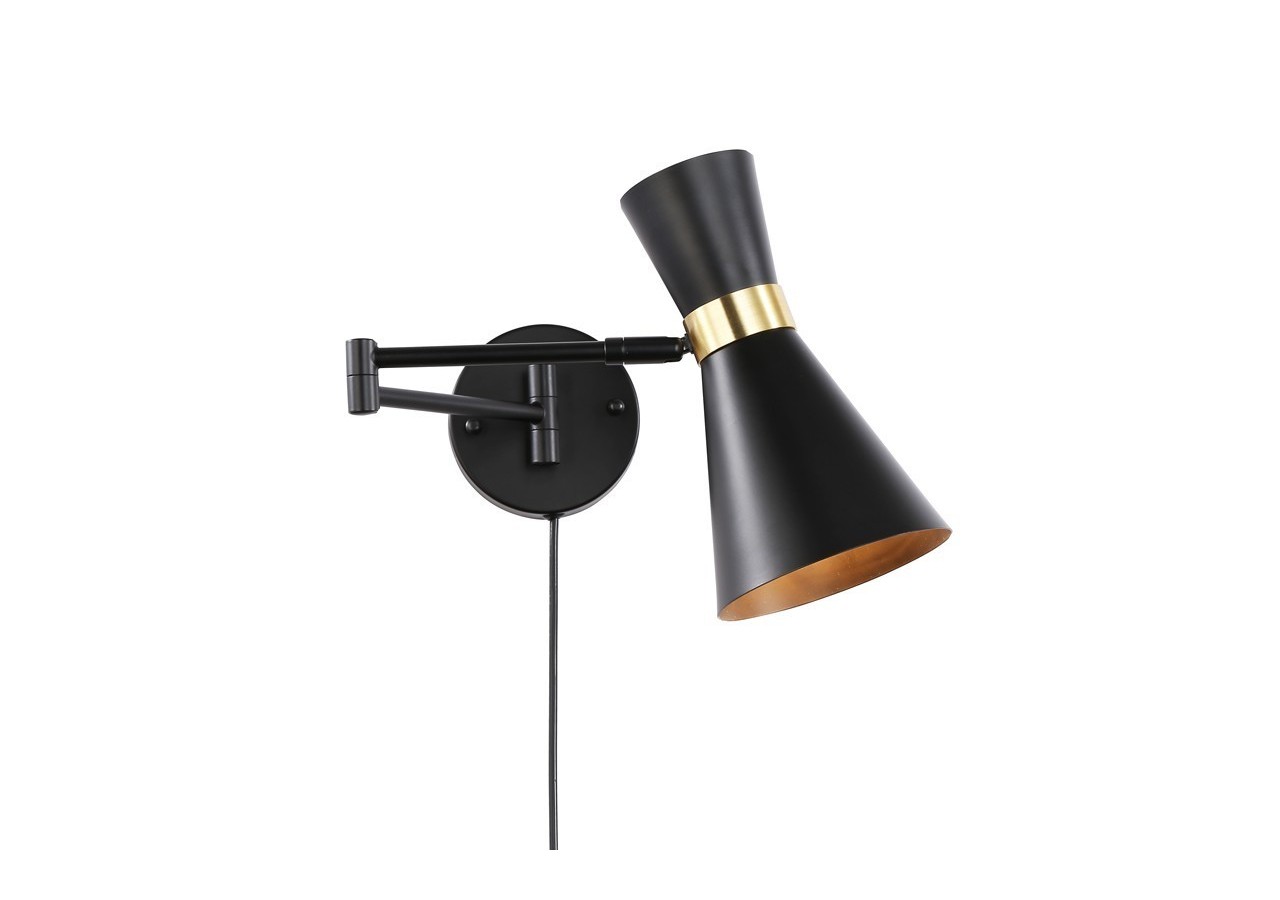 Applique murale avec bras articulé et prise "Silva" - LN3008-EU-ND - Barcelona LED