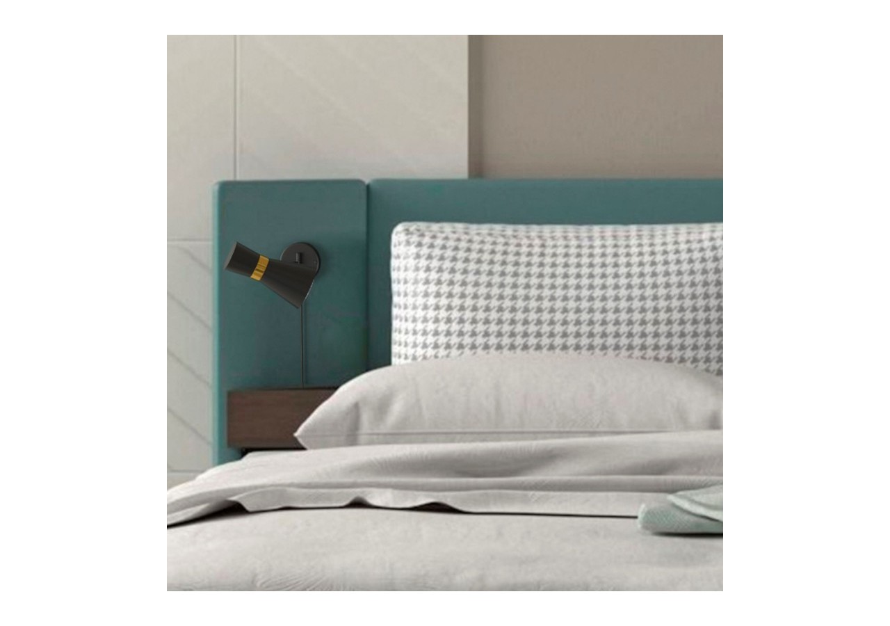 Applique murale avec bras articulé et prise "Silva" - LN3008-EU-ND - Barcelona LED