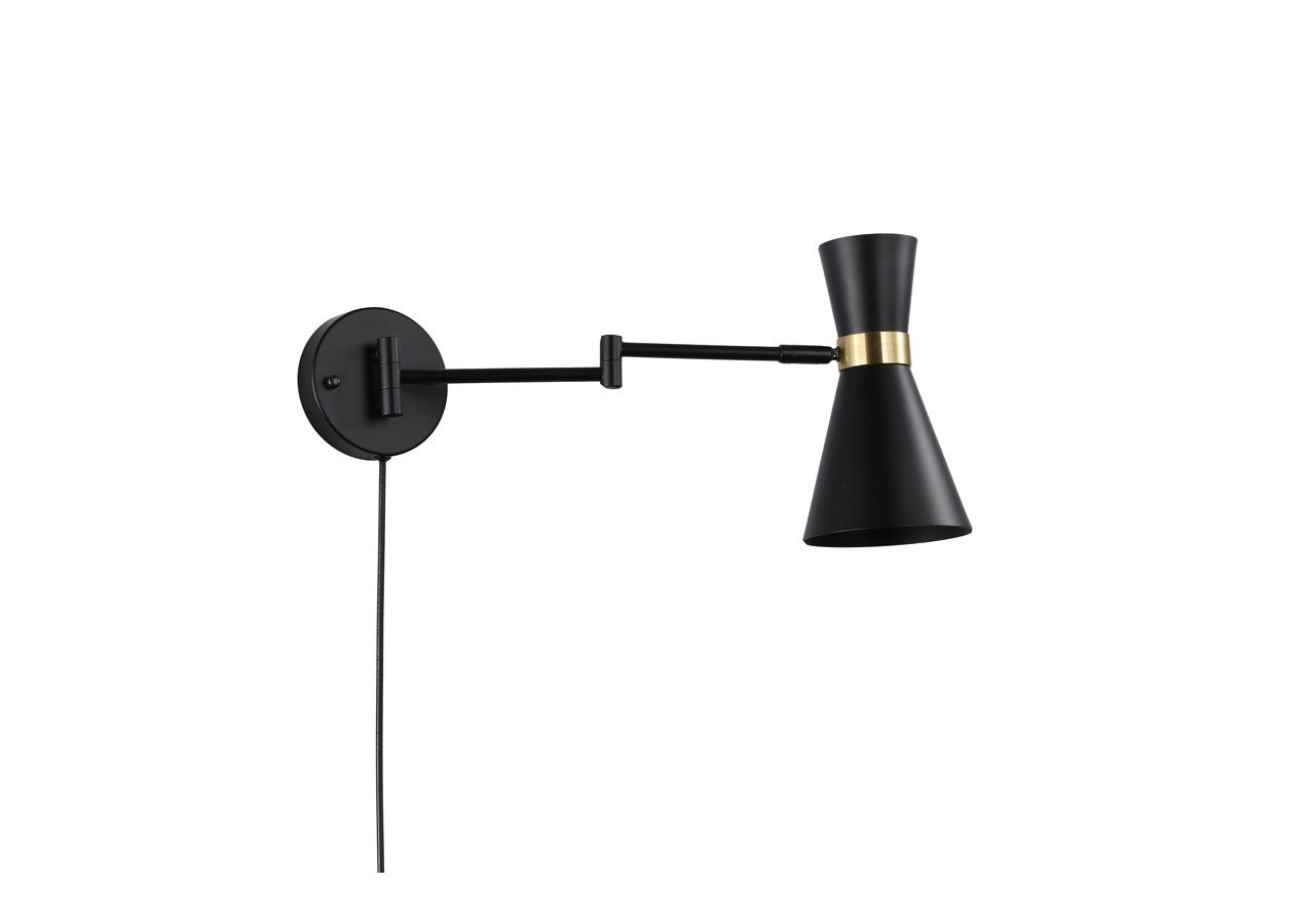 Applique murale avec bras articulé et prise "Silva" - LN3008-EU-ND - Barcelona LED