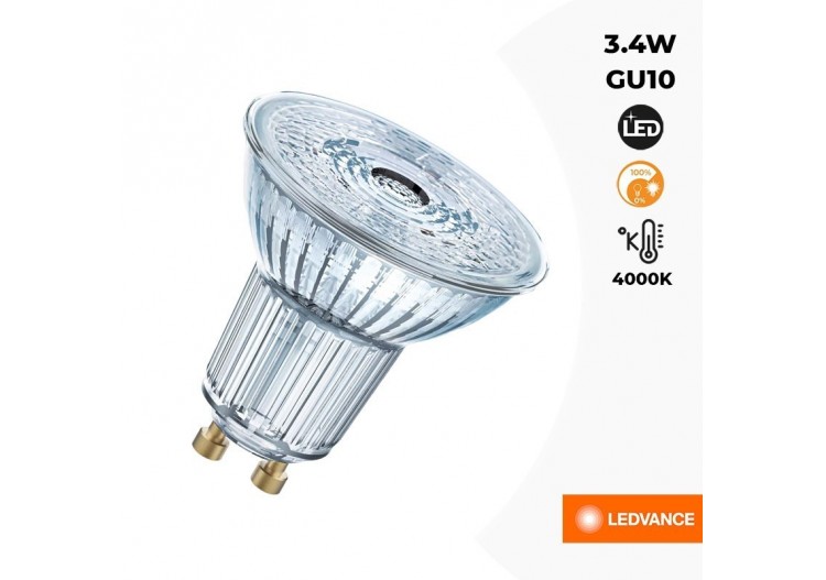 Ampoule PARATHOM PRO PAR16 35 GU10 36 degrés 3,4W 4000K - O608351 - Barcelona LED