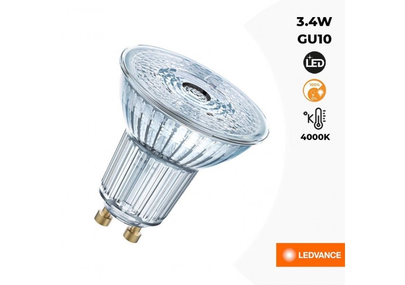 Ampoule PARATHOM PRO PAR16 35 GU10 36 degrés 3,4W 4000K - O608351 - Barcelona LED