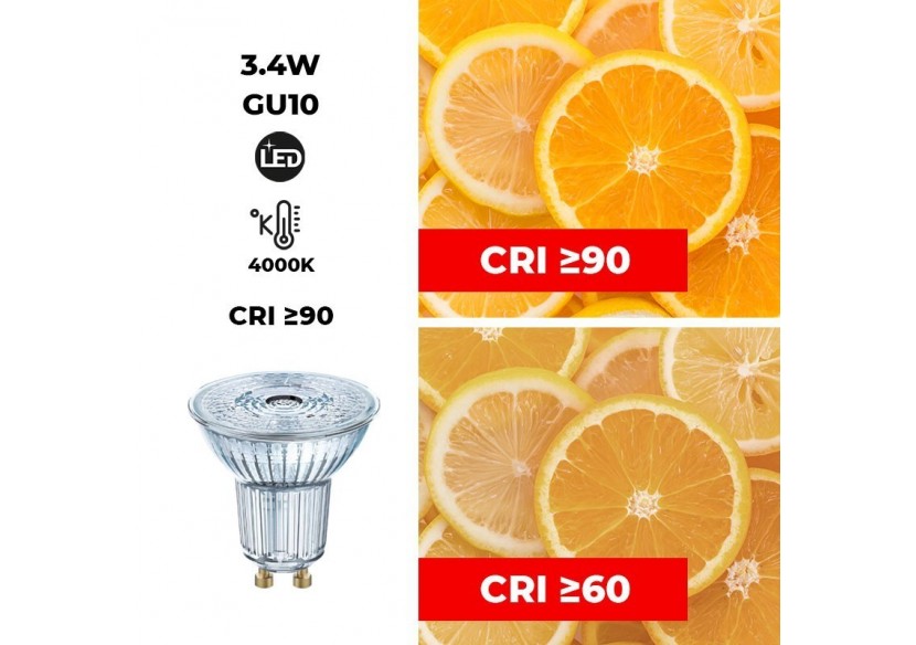Ampoule PARATHOM PRO PAR16 35 GU10 36 degrés 3,4W 4000K - O608351 - Barcelona LED