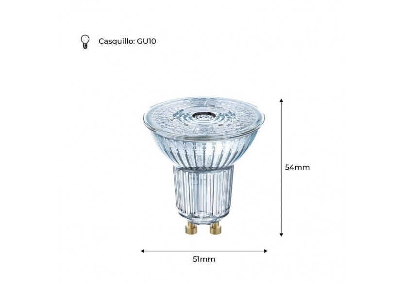 Ampoule PARATHOM PRO PAR16 35 GU10 36 degrés 3,4W 4000K - O608351 - Barcelona LED